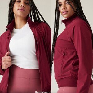 Athleta Brooklyn Bomber Jacket size Large‎ Women’s Activewear
